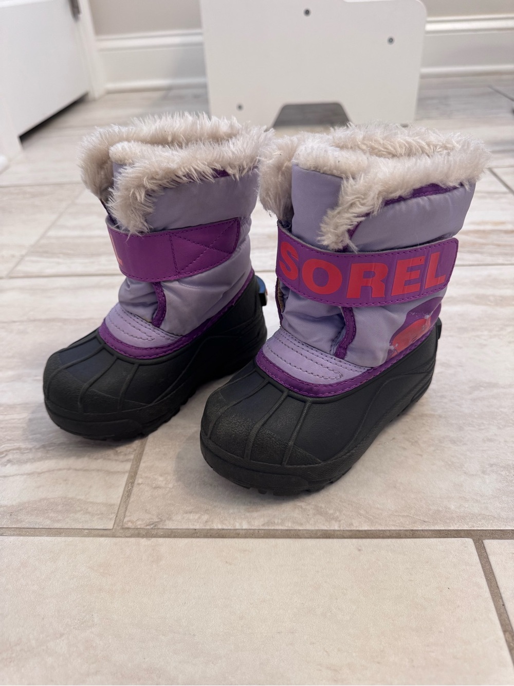Sorel Commander Purple Pink/Red Size 8 Toddler Girl